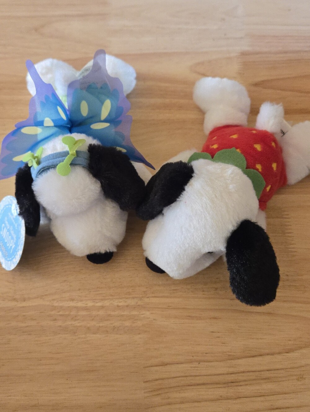 Hallmark Peanuts Snoopy Butterfly + Strawberry Beanies